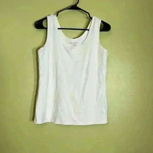 Chicos woman tan top: